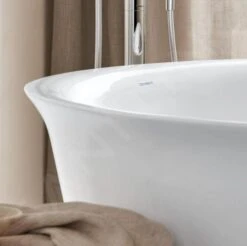 Duravit White Tulip - Vrijstaand Bad, Diameter 1400 Mm, ClickClack, Wit 700470000000000 -Badkamer Luxe 36b5ee68041f180660c85553