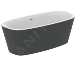 Ideal Standard Dea - Vrijstaand Bad 1700x750 Mm, Mat Wit/mat Zwart K8720V3