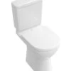 Villeroy & Boch O.novo - Staande Toiletpot, Afvoer Achteraan, DirectFlush, AntiBac, CeramicPlus, Alpine Wit 5661R0T2