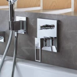 Hansgrohe Metropol - Eengreeps Badmengkraan Afbouwdeel Met Zekerheidscombinatie, Chroom 74546000 -Badkamer Luxe 37790fc4cee3e5cbd1a413e0