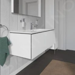 Duravit L-Cube - Wastafelonderkast 400x1220x481 Mm, 1 La, Glanzend Wit LC614302222 -Badkamer Luxe 38315349a6be36d4ade43ddb