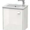Duravit Brioso - Wastafelonderkast 442x420x289 Mm, Links, 1 Deur, Glans Wit BR4000L2222
