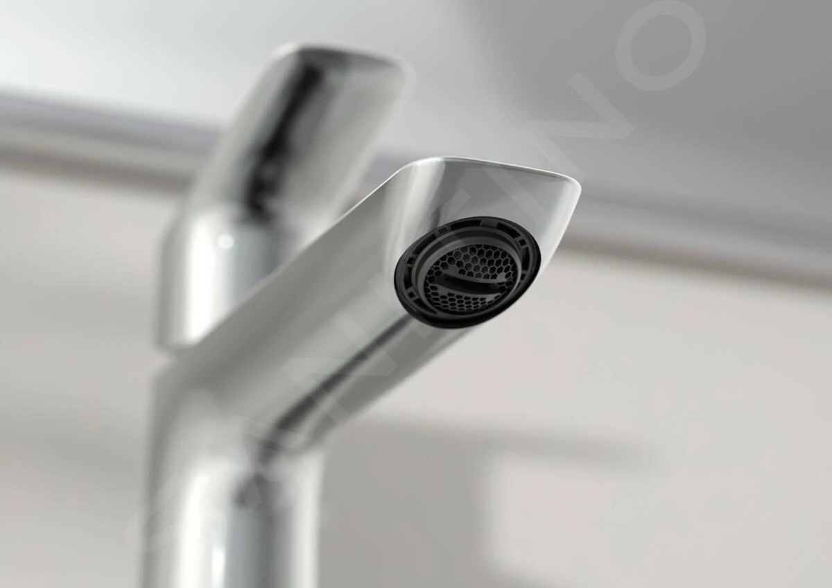Hansgrohe Logis - Wastafelkraan Fine 110, Incl. Push-Open Afvoer, EcoSmart, Chroom 71252000 3 Hansgrohe Logis - Wastafelkraan Fine 110, Incl. Push-Open Afvoer, EcoSmart, Chroom 71252000 - Afbeelding 3