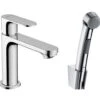 Hansgrohe Rebris S - Wastafelkraan Met Bidet Douche, Chroom 72215000