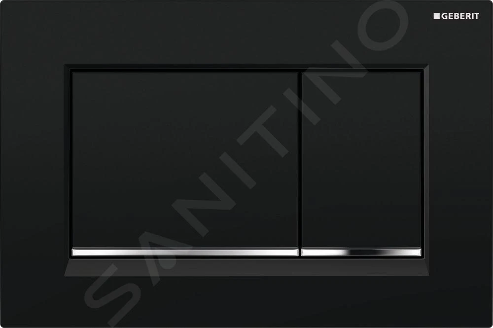 Geberit Sigma30 - Bedieningsplaat, Zwart/chroom 115.883.KM.1 1 Geberit Sigma30 - Bedieningsplaat, Zwart/chroom 115.883.KM.1