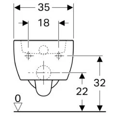 Geberit ICon Xs - Hangend Toilet, 350x490 Mm, Wit 204030000 -Badkamer Luxe 3a52842fe436cd4958319abd
