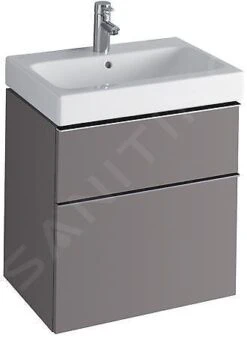 Geberit ICon - Wastafelonderkast, 595x620x477 Mm, Platina Hoogglans 840362000 -Badkamer Luxe 3a653fd60dafb87d84b44cf3