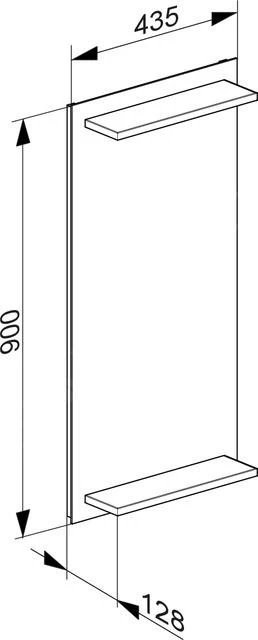 Keuco Edition 11 - Spiegel Met LED-verlichting En Planchet, 435x900 Mm 11198001500 2 Keuco Edition 11 - Spiegel Met LED-verlichting En Planchet, 435x900 Mm 11198001500 - Afbeelding 2