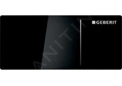 Geberit Sigma70 - Toilet Bedieningspaneel, Zwart/glas 115.630.SJ.1