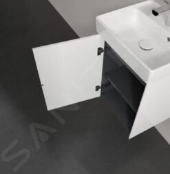 Villeroy & Boch Collaro - Wastafelonderkast, 410x546x344 Mm, 1 Deur, Scharnieren Links, Glossy White C00500DH -Badkamer Luxe 3adb8d4cb594b467ae13100c