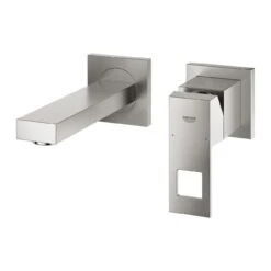Grohe Eurocube - Inbouw Wastafelkraan, 2-gats Installatie, Supersteel 19895DC0 -Badkamer Luxe 3b1fb5341c7a4d343d821219