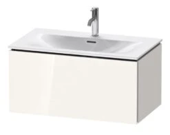 Duravit L-Cube - Wastafelonderkast 400x820x481 Mm, 1 La, Glanzend Wit LC613702222
