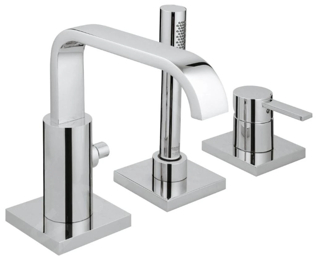 Grohe Allure - Badrandcombinatie, 3-gats, Chroom 19316000 1 Grohe Allure - Badrandcombinatie, 3-gats, Chroom 19316000