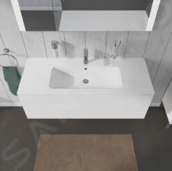 Duravit L-Cube - Wastafelonderkast 400x1220x481 Mm, 1 La, Glanzend Wit LC614302222 -Badkamer Luxe 3b7c35f68db2385ddd30b2ff