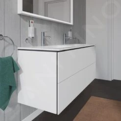 Duravit L-Cube - Wastafelonderkast 550x1290x481 Mm, 2 Laden, Wit Mat LC625801818 -Badkamer Luxe 3bccf268fffafab7bf67a36d