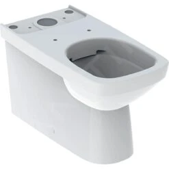 Geberit Selnova Square - Staande Toiletpot, Vario Afvoer, 680x350 Mm, Rimfree, Wit 500.489.01.1