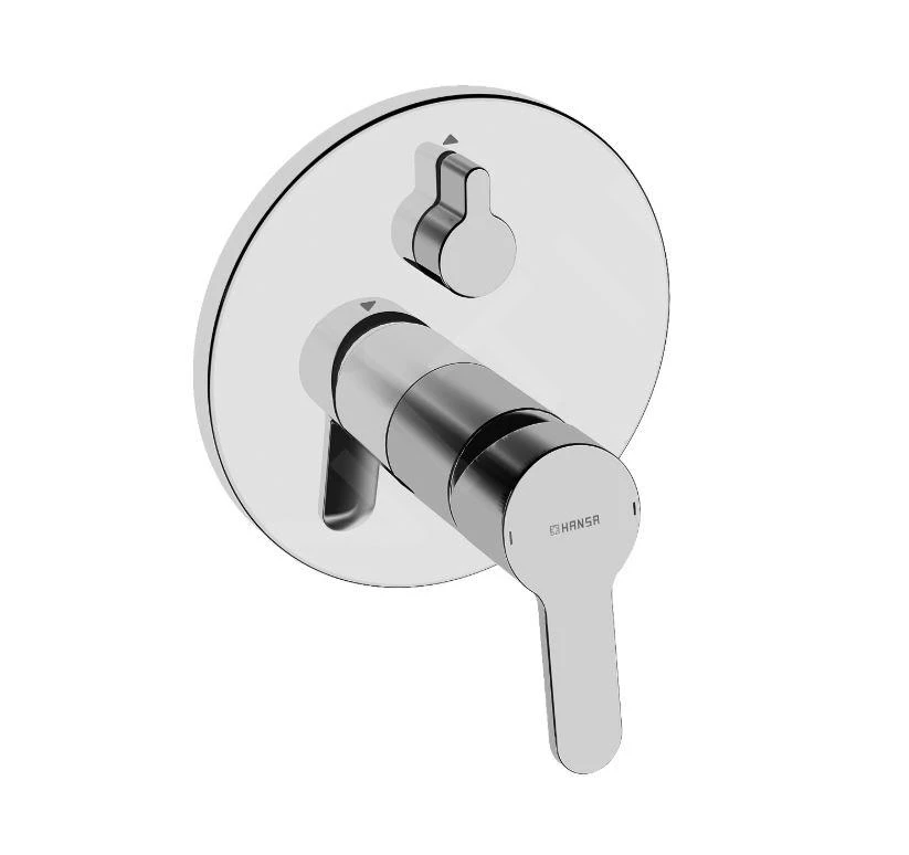 Hansa Primo - Inbouw Badkraan, Met Omstelkraan Voor 2 Functies, Chroom 89903003 1 Hansa Primo - Inbouw Badkraan, Met Omstelkraan Voor 2 Functies, Chroom 89903003