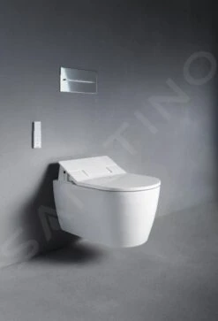 Duravit ME By Starck - Wandcloset Voor SensoWash Bidetbril, Rimless, Met WonderGliss, Alpine Wit 25295900001 -Badkamer Luxe 3d0c9939c91ba334fe4b3561 1