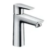 Hansgrohe Talis E - Wastafelkraan 110 Met Afvoergarnituur Met Een Trekstang, Chroom 71710000