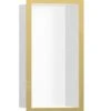 Hansgrohe XtraStoris Individual - Inbouwnis Met Designlijst, 300x150x100 Mm, Mat Wit/gepolijst Goud 56096990