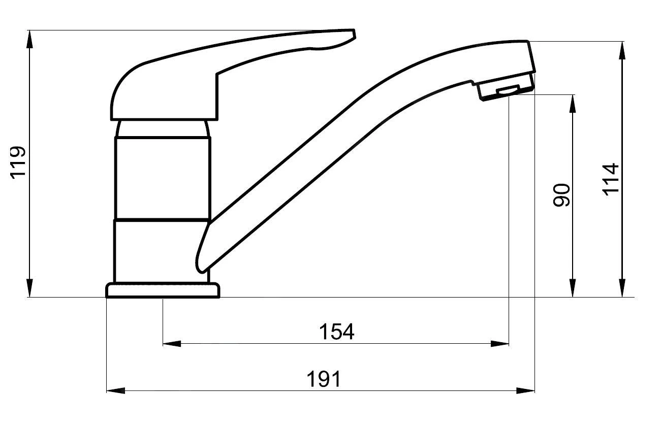 Novaservis Titania Hit - Wastafelkraan, Chroom 95596,0 2 Novaservis Titania Hit - Wastafelkraan, Chroom 95596,0 - Afbeelding 2