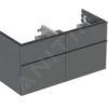 Geberit ICon - Wastafelonderkast, 118x62x48 Cm, 4 Laden, Lava 502.309.JK.1