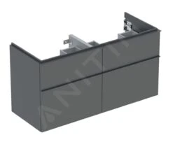 Geberit ICon - Wastafelonderkast, 118x62x48 Cm, 4 Laden, Lava 502.309.JK.1