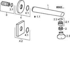 Hansa Ronda - Baduitloop, Chroom 05822172 -Badkamer Luxe 41c708d9d786e2afe8e7736c