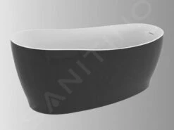 Ideal Standard Around - Vrijstaand Bad 1800x850 Mm, Glanzend Wit/glanzend Zwart K8715V2 -Badkamer Luxe 41c744bd03cae31fae548f0b