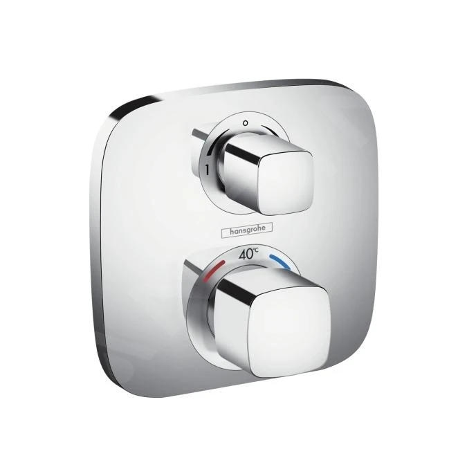 Hansgrohe Ecostat E - Afdekset Voor Thermostaat Met Met Stop- En Omstelkraan, Chroom 15708000 1 Hansgrohe Ecostat E - Afdekset Voor Thermostaat Met Met Stop- En Omstelkraan, Chroom 15708000