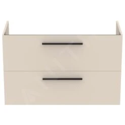 Ideal Standard I.Life A - Wastafelonderkast, 1000x440x630 Mm, 2 Laden, Mat Zand T5257NF -Badkamer Luxe 427e713a5ac01434f778fa54