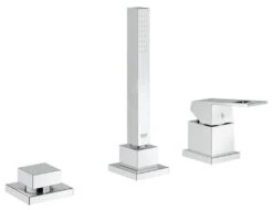 Grohe Eurocube - 3-gats Badrandcombinatie, Chroom 19966000