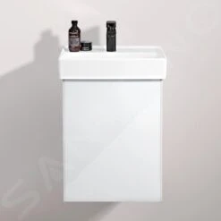 Villeroy & Boch Collaro - Wastafelonderkast, 410x546x344 Mm, 1 Deur, Scharnieren Rechts, Glossy White C00501DH -Badkamer Luxe 4332f80310aa47dd127fce4d