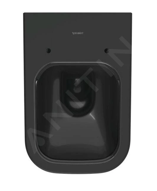 Duravit Happy D.2 - Hangend Toilet, Rimless, WonderGliss, Antracit 22220989001 3 Duravit Happy D.2 - Hangend Toilet, Rimless, WonderGliss, Antracit 22220989001 - Afbeelding 3