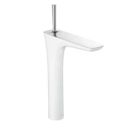 Hansgrohe PuraVida - Wastafelkraan Met Push-open Waste, Wit/chroom 15072400