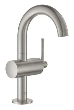 Grohe Atrio - Wastafelkraan Met Waste En Draaibare Uitloop, M-size, Supersteel 32043DC3