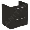 Ideal Standard I.Life A - Wastafelonderkast, 600x440x630 Mm, 2 Laden, Mat Carbon Grijs T5255NV