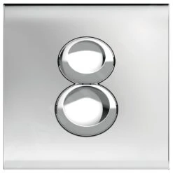 Ideal Standard Septa Pro - Bedieningspaneel P4, Chroom R0136AA