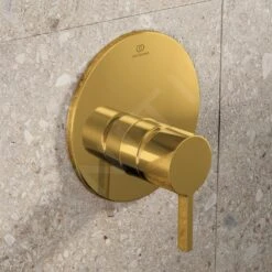 Ideal Standard Joy - Inbouw Douchekraan, Brushed Gold A7382A2 -Badkamer Luxe 457bbee57a19b625d1a61ef6