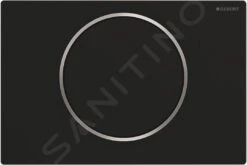Geberit Sigma10 - Bedieningspanel Sigma10, Mat Zwart/RVS 115.758.14.5
