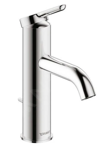 Duravit C.1 - Wastafelkraan Met Waste, Chroom C11020001010 3 Duravit C.1 - Wastafelkraan Met Waste, Chroom C11020001010 - Afbeelding 3