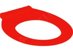 Geberit Selnova Comfort - WC Bril Barrièrevrij, Karmozijnrood 501.558.01.2