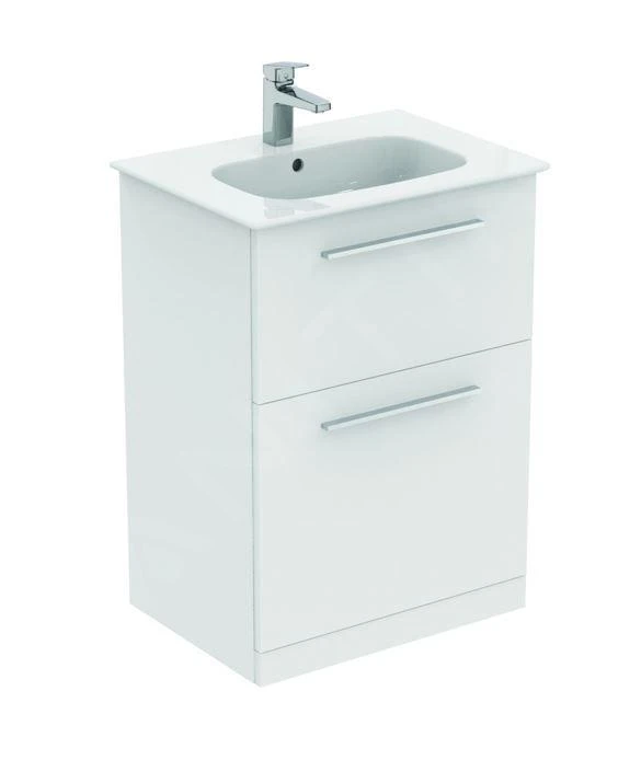 Ideal Standard I.Life A - Wastafelkast 600x440x853 Mm, 2 Laden, Mat Wit T5273DU 5 Ideal Standard I.Life A - Wastafelkast 600x440x853 Mm, 2 Laden, Mat Wit T5273DU - Afbeelding 5