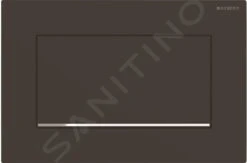 Geberit Sigma30 - Bedieningsplaat Sigma30, Eenknops, Zwart Mat/chroom 115.893.14.1