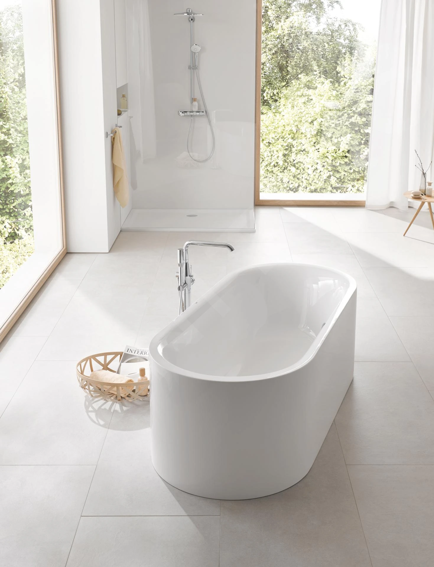 Grohe Essence - Vrijstaande Badkraan, Chroom 23491001 5 Grohe Essence - Vrijstaande Badkraan, Chroom 23491001 - Afbeelding 5