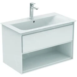 Ideal Standard Connect Air - Wastafelonderkast 800x440x517 Mm, Glanzend Wit/mat Wit E0827B2 -Badkamer Luxe 489bbd9d7e39f9ec6e6f9f73