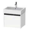 Duravit Ketho.2 - Wastafelkast 440x584x460 Mm, 1 Lade, Mat Wit K25075018180000