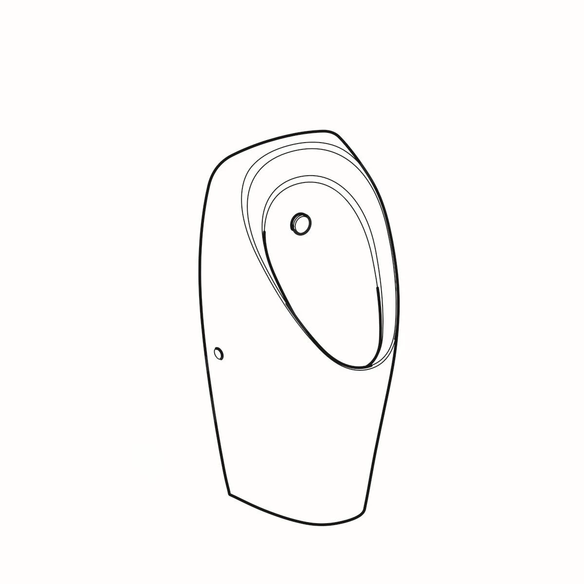 Geberit Urinoirs - Urinoir Tamina, Voor Inbouwstuursysteem, Wit 116.140.00.1 3 Geberit Urinoirs - Urinoir Tamina, Voor Inbouwstuursysteem, Wit 116.140.00.1 - Afbeelding 3