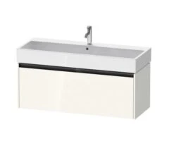 Duravit Ketho.2 - Wastafelkast 440x1184x460 Mm, 1 Lade, Glanzend Wit K25079022220000