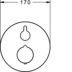 Hansa Home - Thermostatische Inbouwkraan, Voor 2 Uitgangen, Chroom 88629045 -Badkamer Luxe 4a2c41b8c03673cbb84072bc